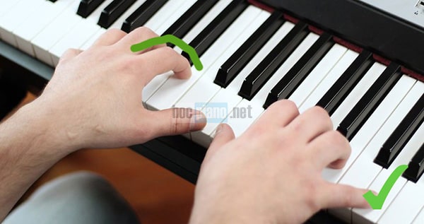 Tư thế ngón tay khi chơi piano