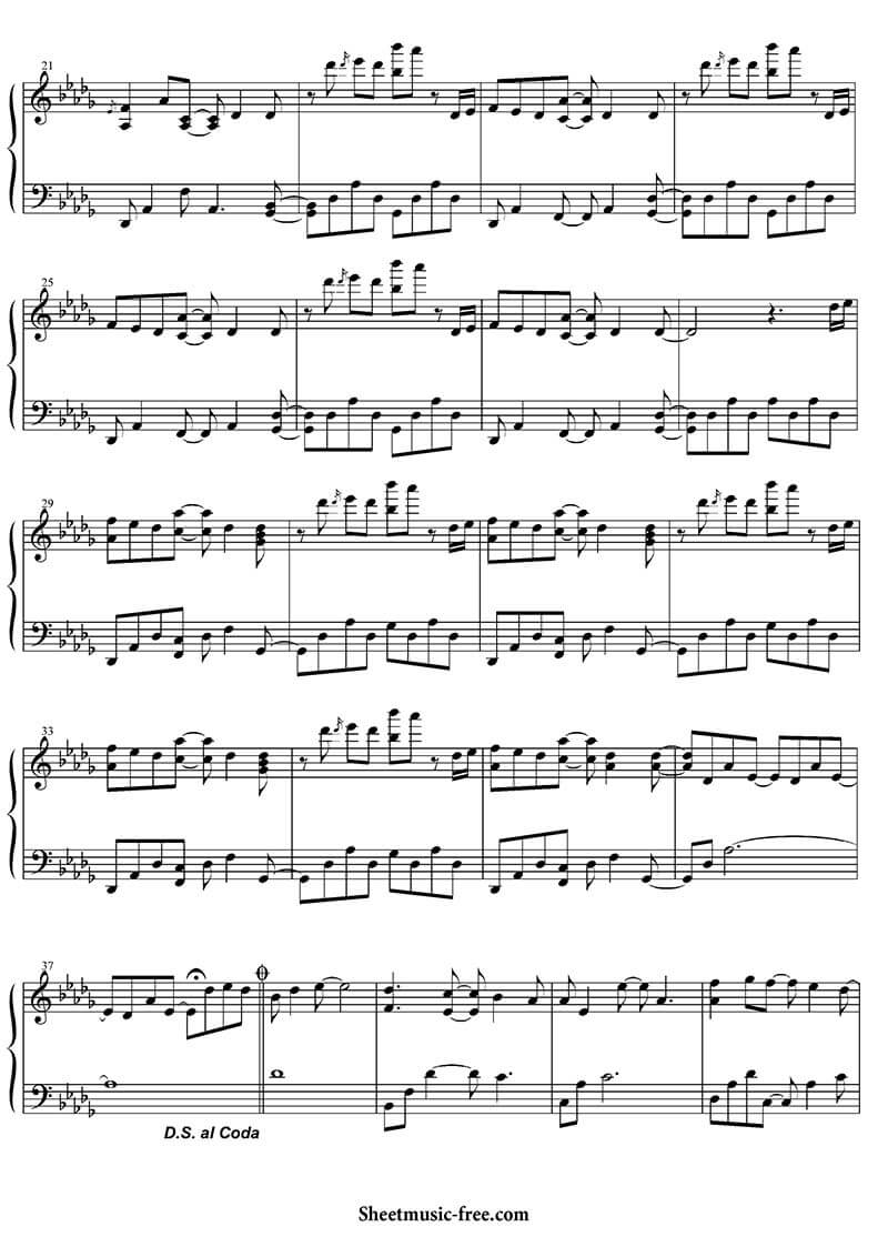Sheet piano May be | Yiruma