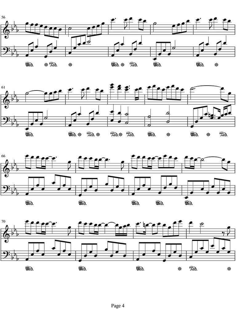 Sheet piano Spring time | Yiruma