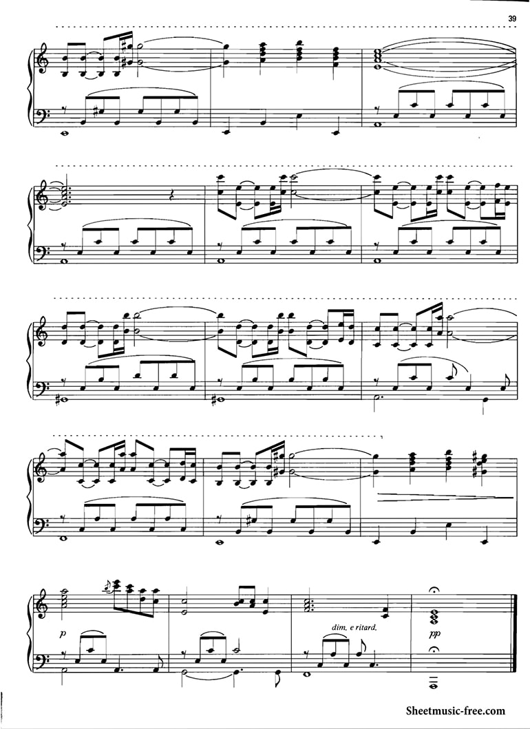 Bản nhạc piano cho câu chuyện tình yêu | Richard Clayderman